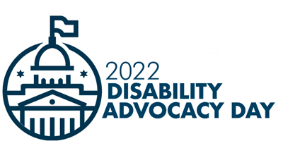 Logo for Disability Advocacy Day 2022